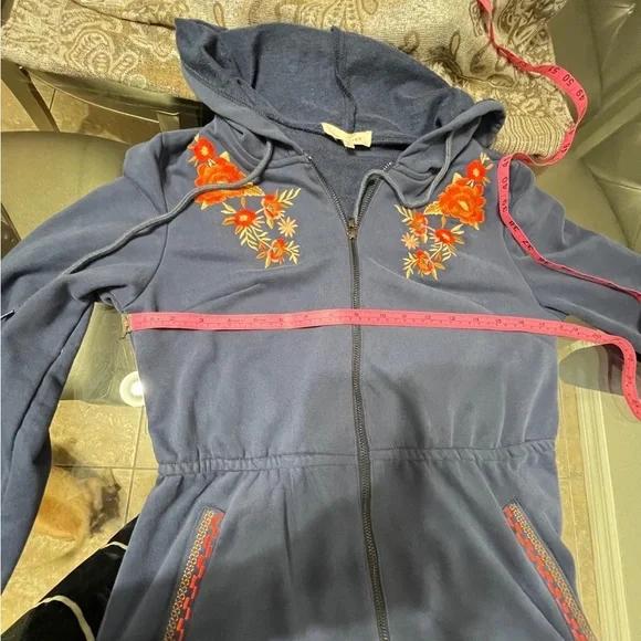 Solitaire Navy Garment with Zipper - Picture 3 of 5